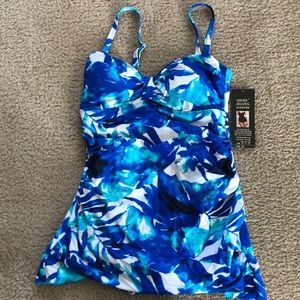 Shore shape one piece swimsuit